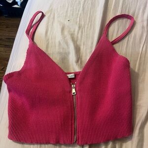 Pink Zara spaghetti strap top